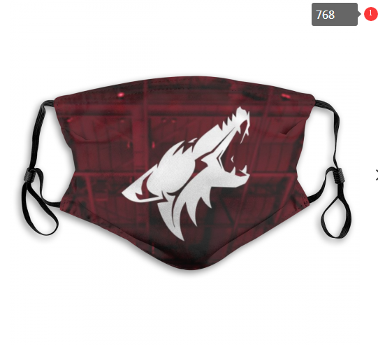 NHL Arizona Coyotes #7 Dust mask with filter